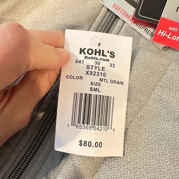 ZeroXposur Winter Coat Womens Grey Jacket Hooded Size Small Softshell Supreme - Picture 8 of 11